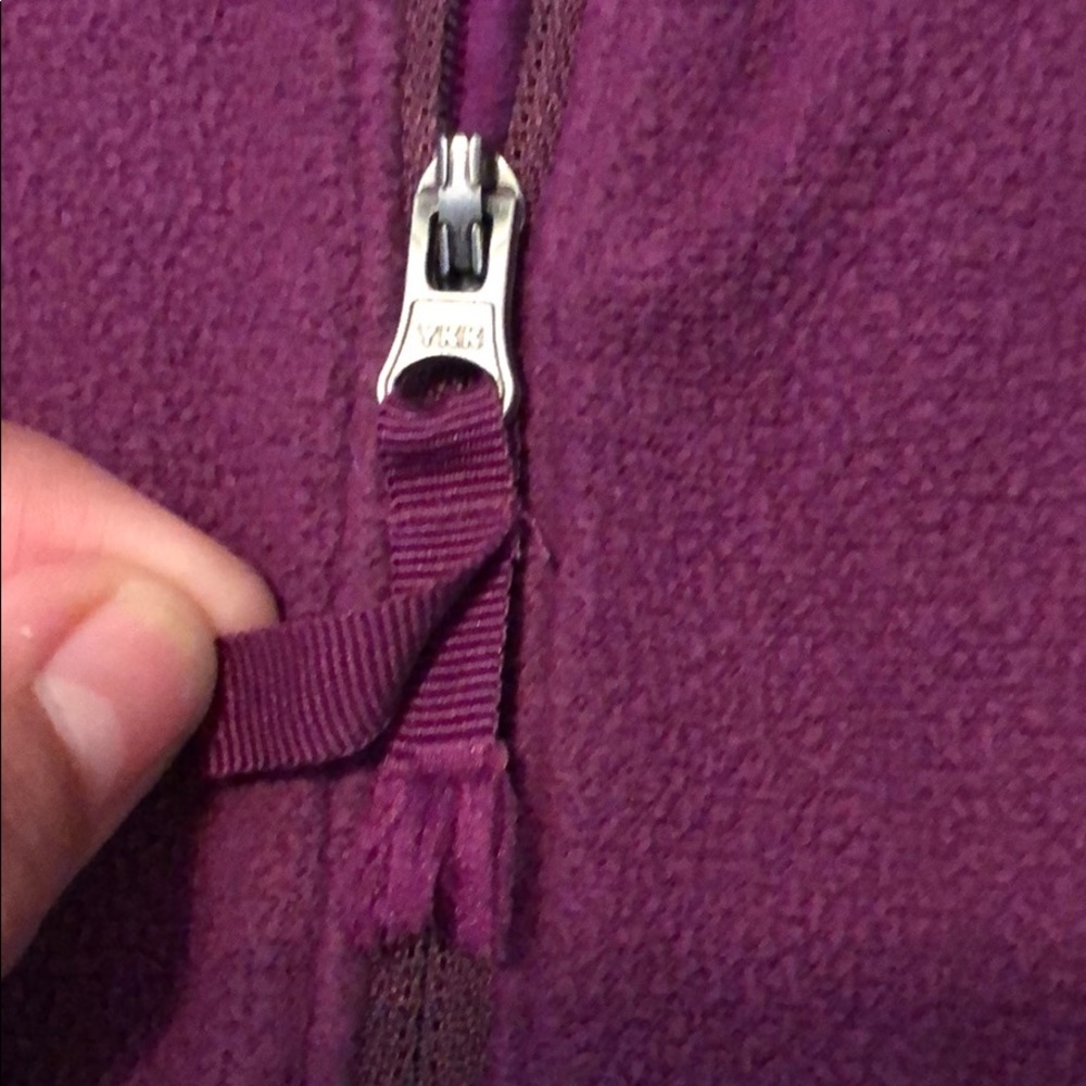 Kids Purple Half Zipper Sweater - Picture 3 of 3